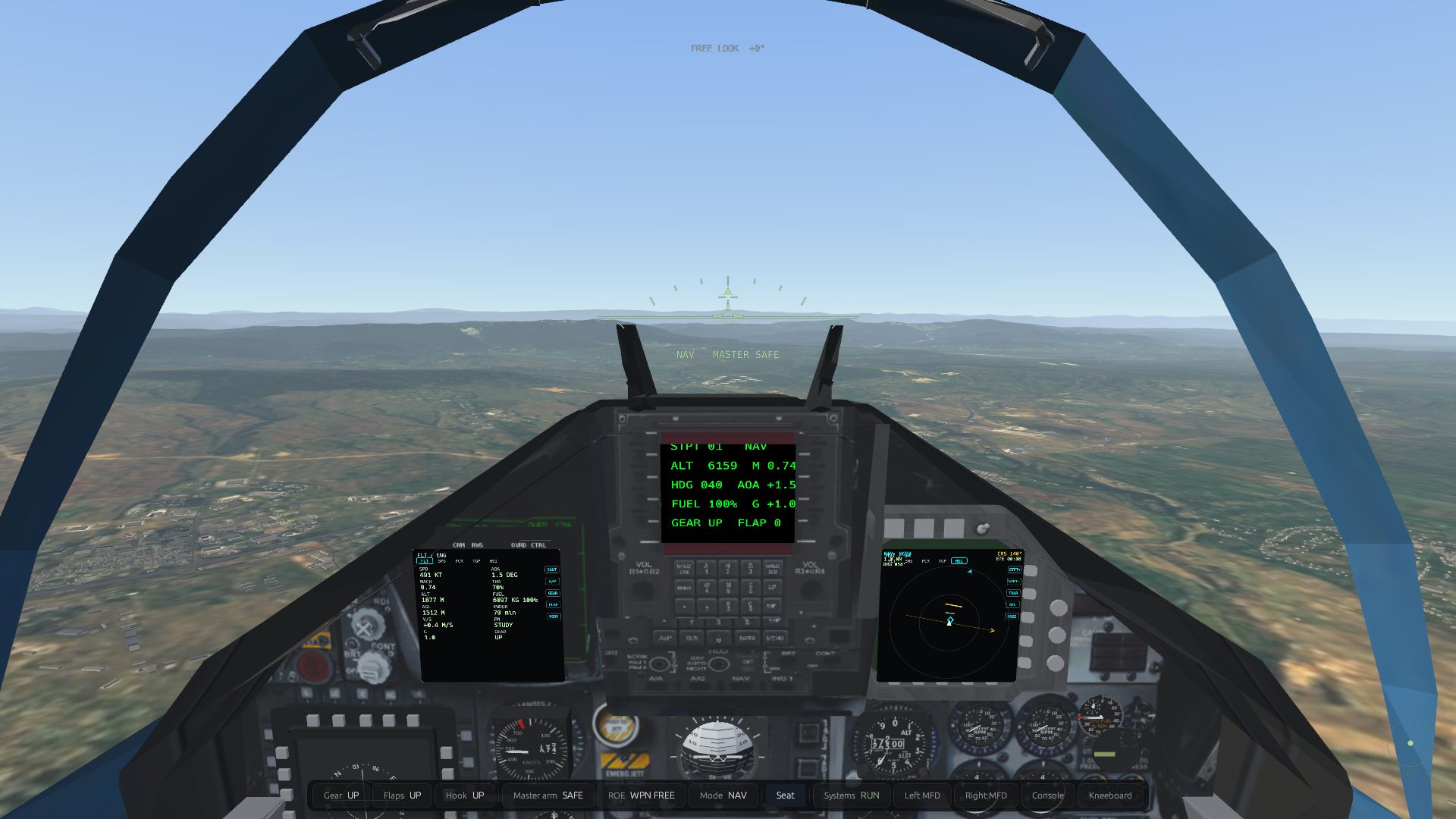 F-15C cockpit