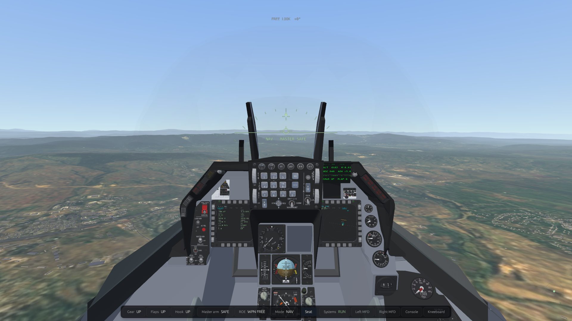 F-16C cockpit