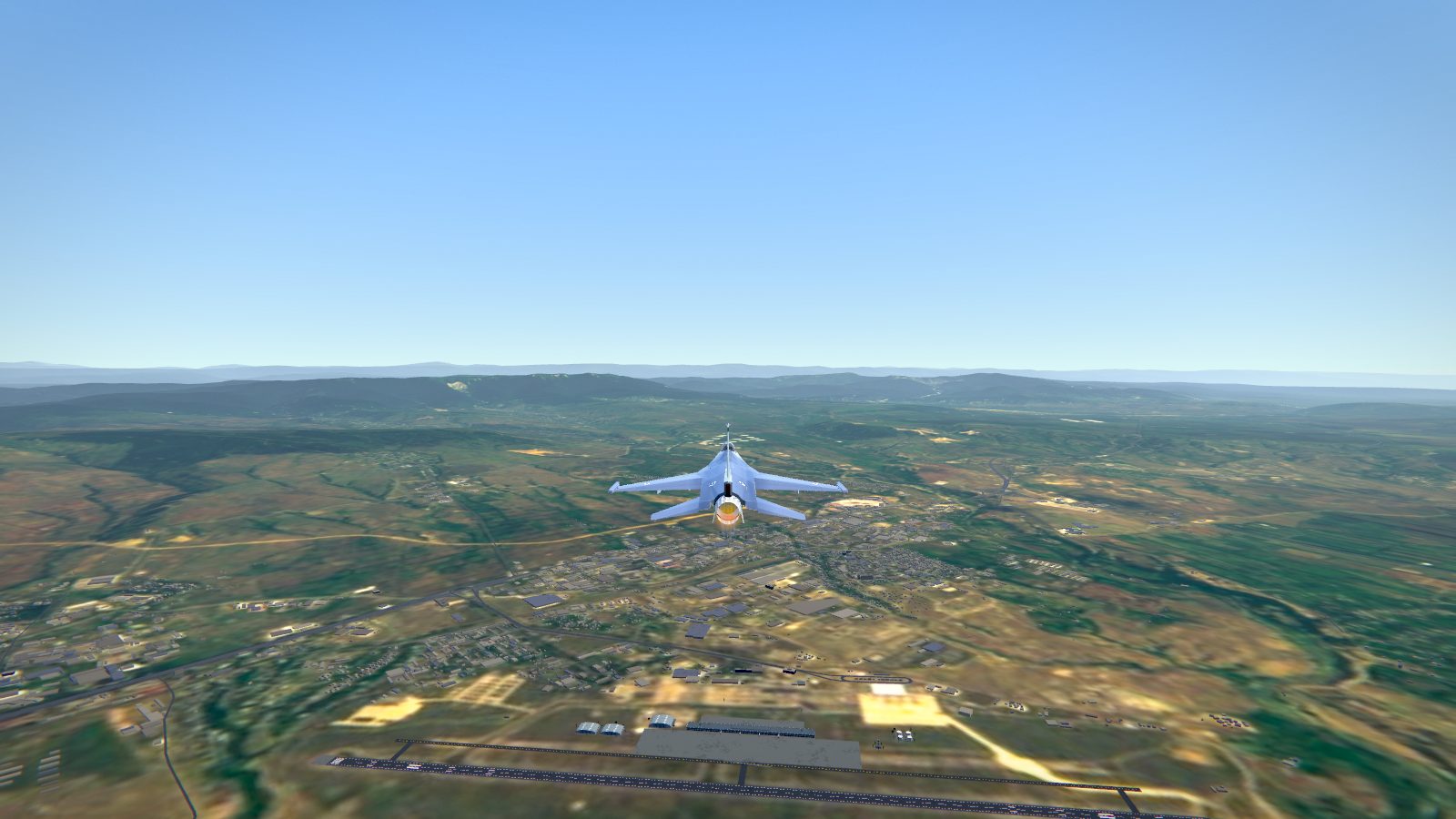 Chase view over the Caucasus