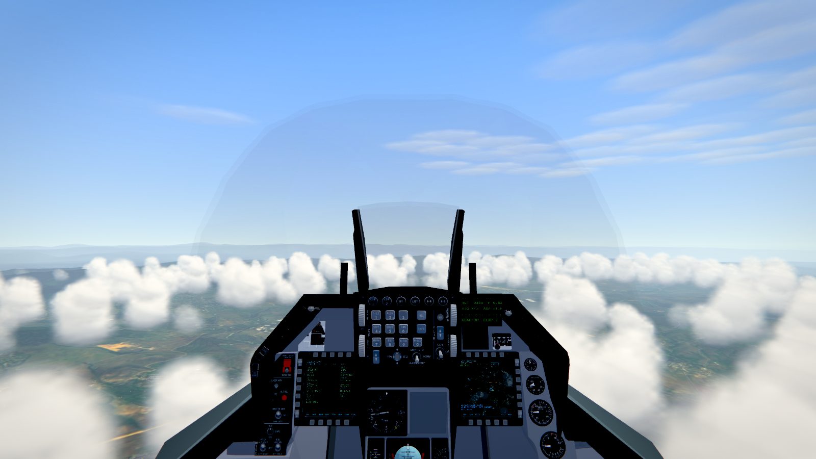 Cloud shadows moving across the terrain