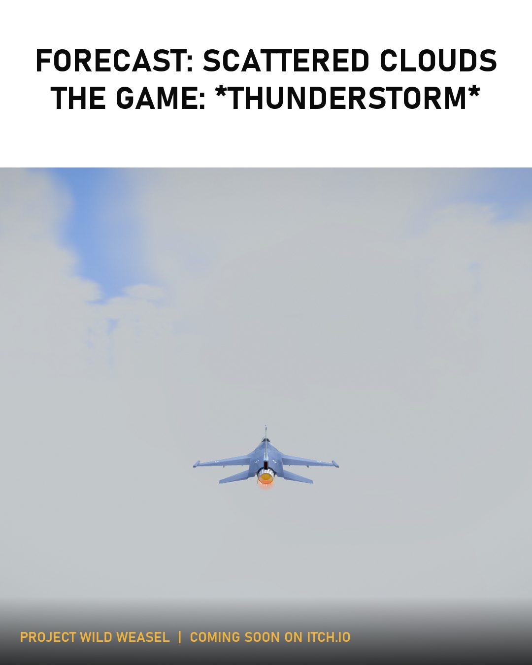 Forecast: scattered clouds