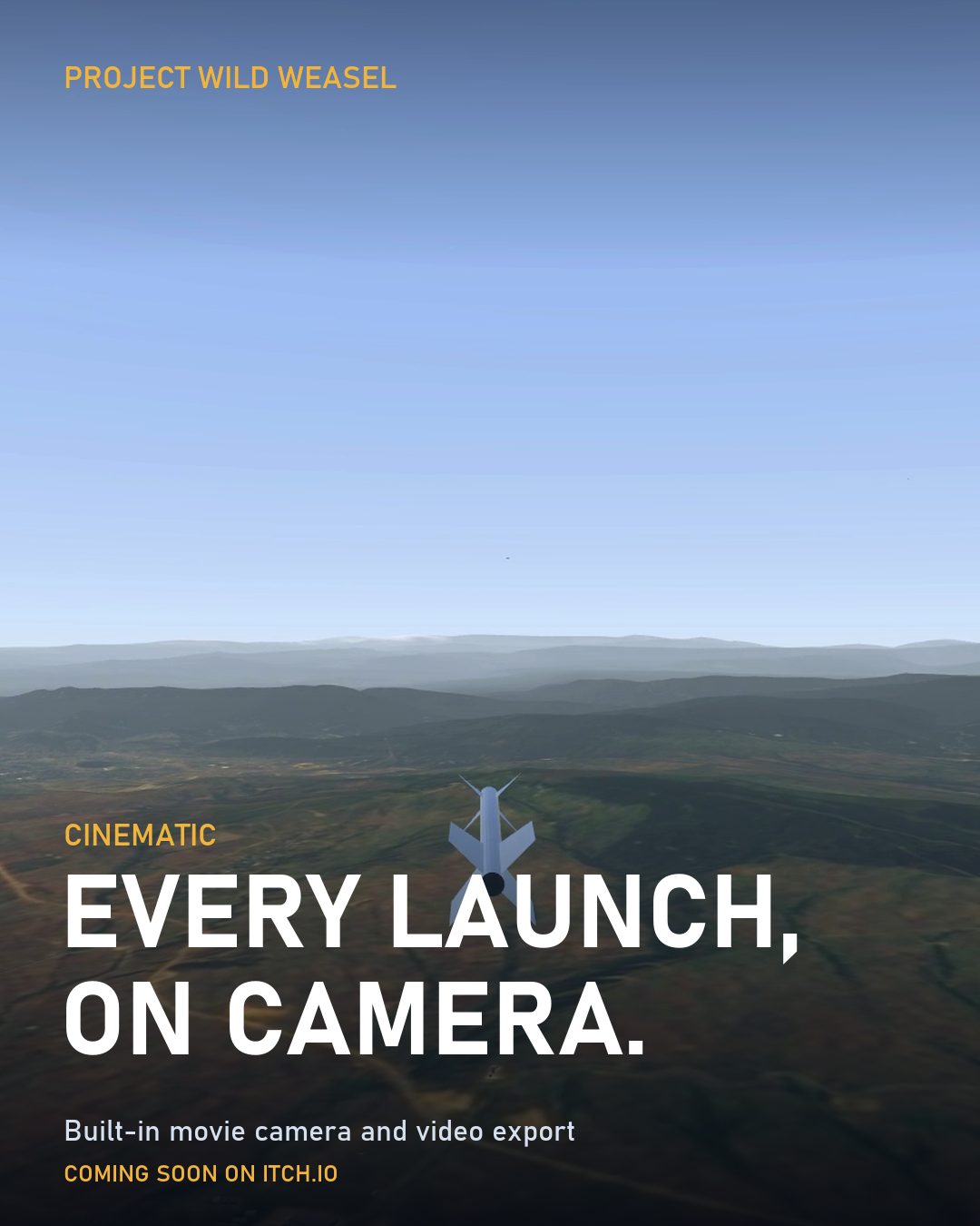 Every launch, on camera.